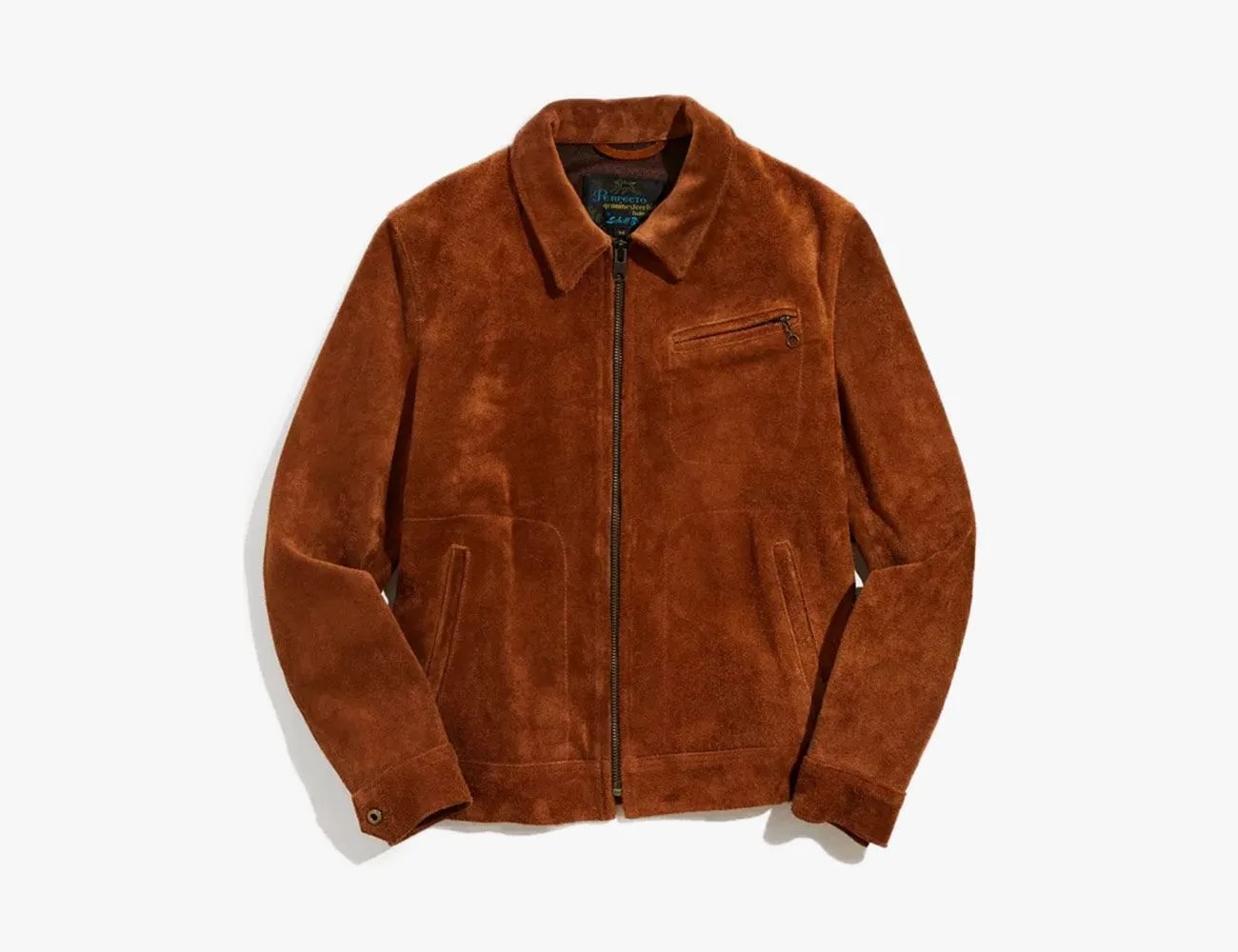 Suede Harrington Jacket
