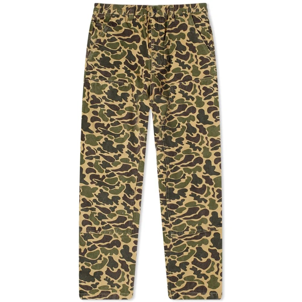 Stussy Camo Canvas Work Pant Brown | END.