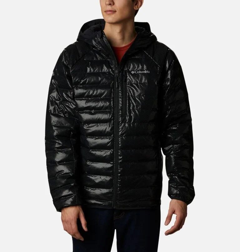 columbia three forks black dot jacket