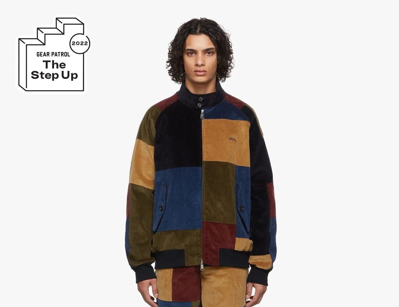 Multicolor Corduroy Patchwork G9 Jacket
