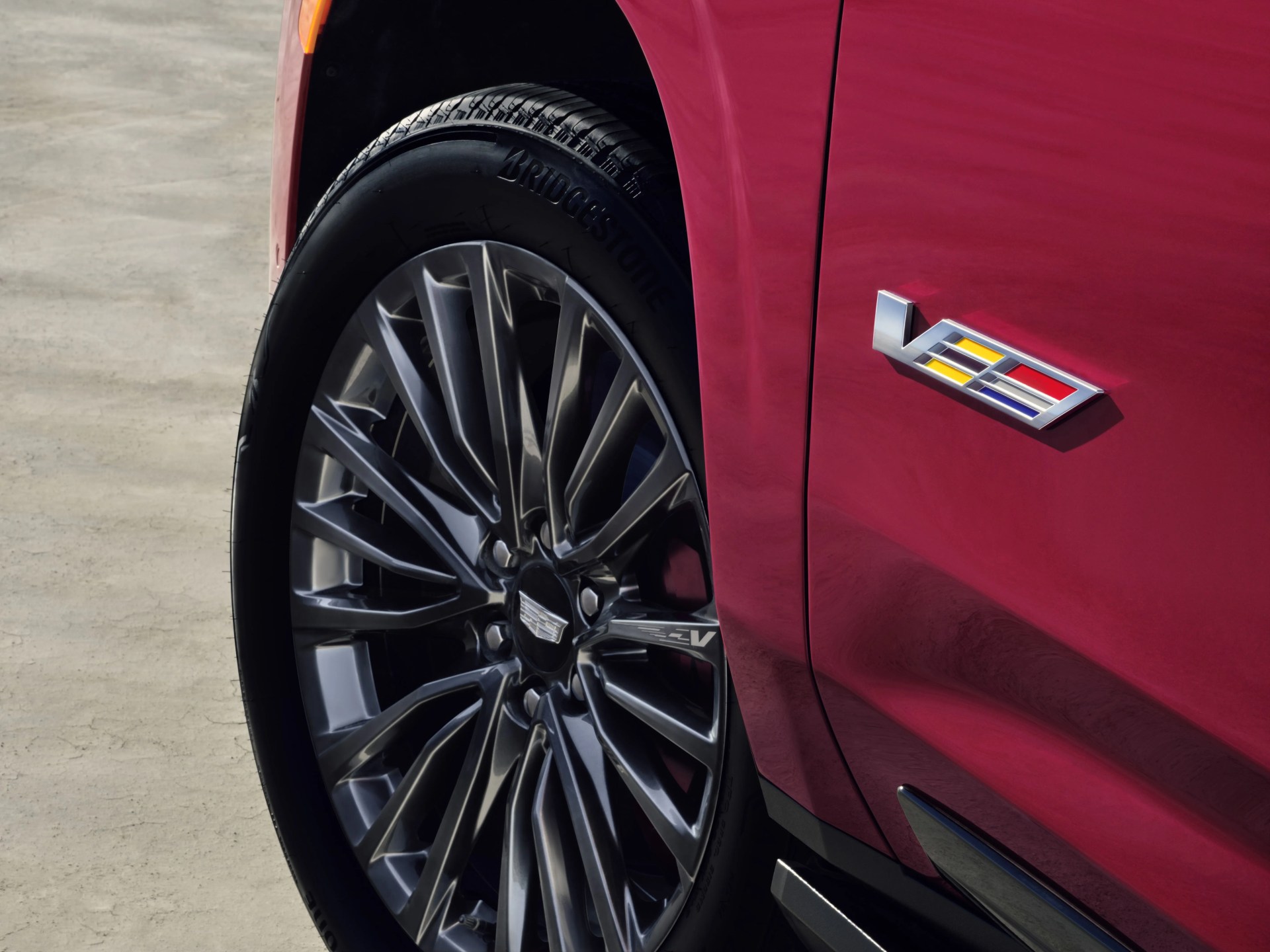the 2023 cadillac escalade will be the first suv to don the high performance v series badge preproduction model shown actual production model will vary escalade v availability will be announced spring 2022
