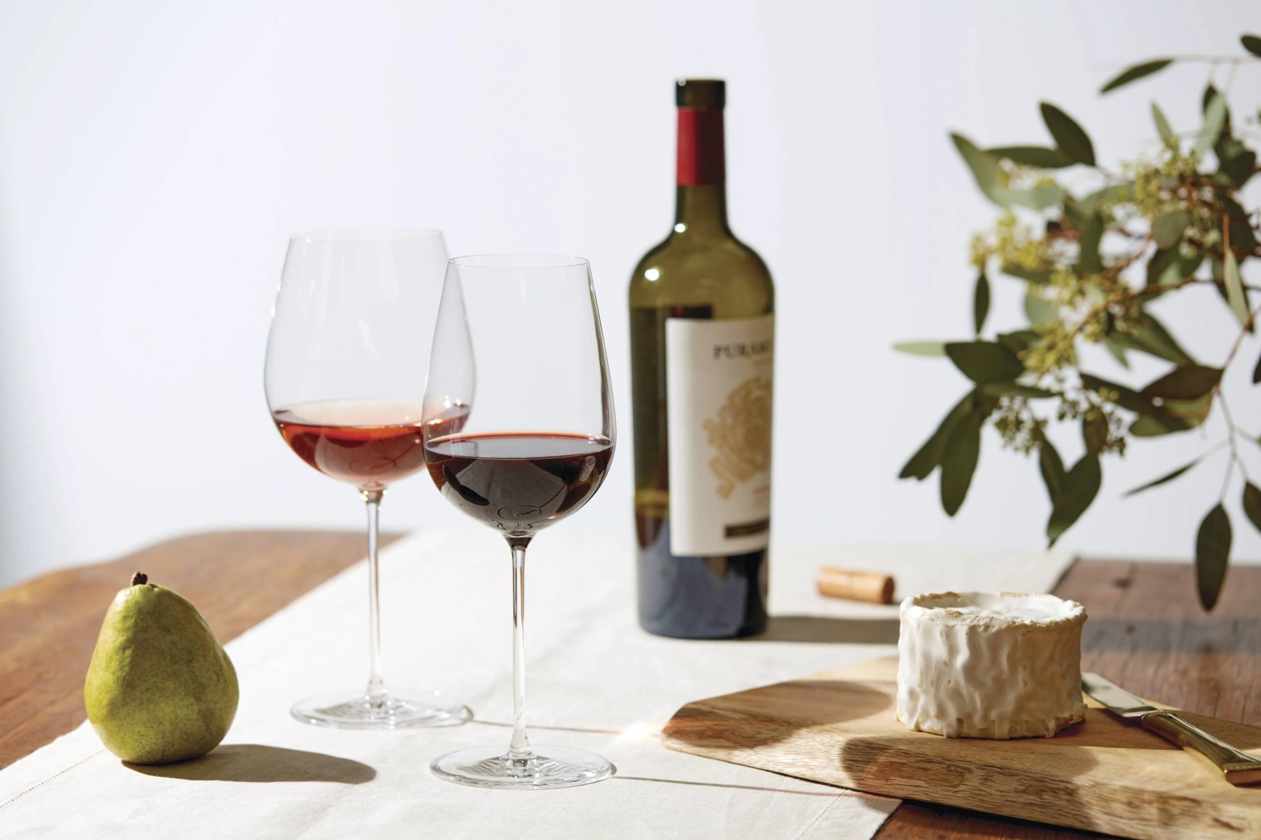 lenox signature series warm and cool region 4 piece wine glass set