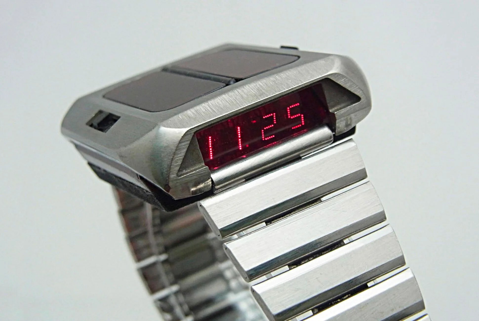 the first solar powered watch was funky and far ahead of its time gear patrol lead full