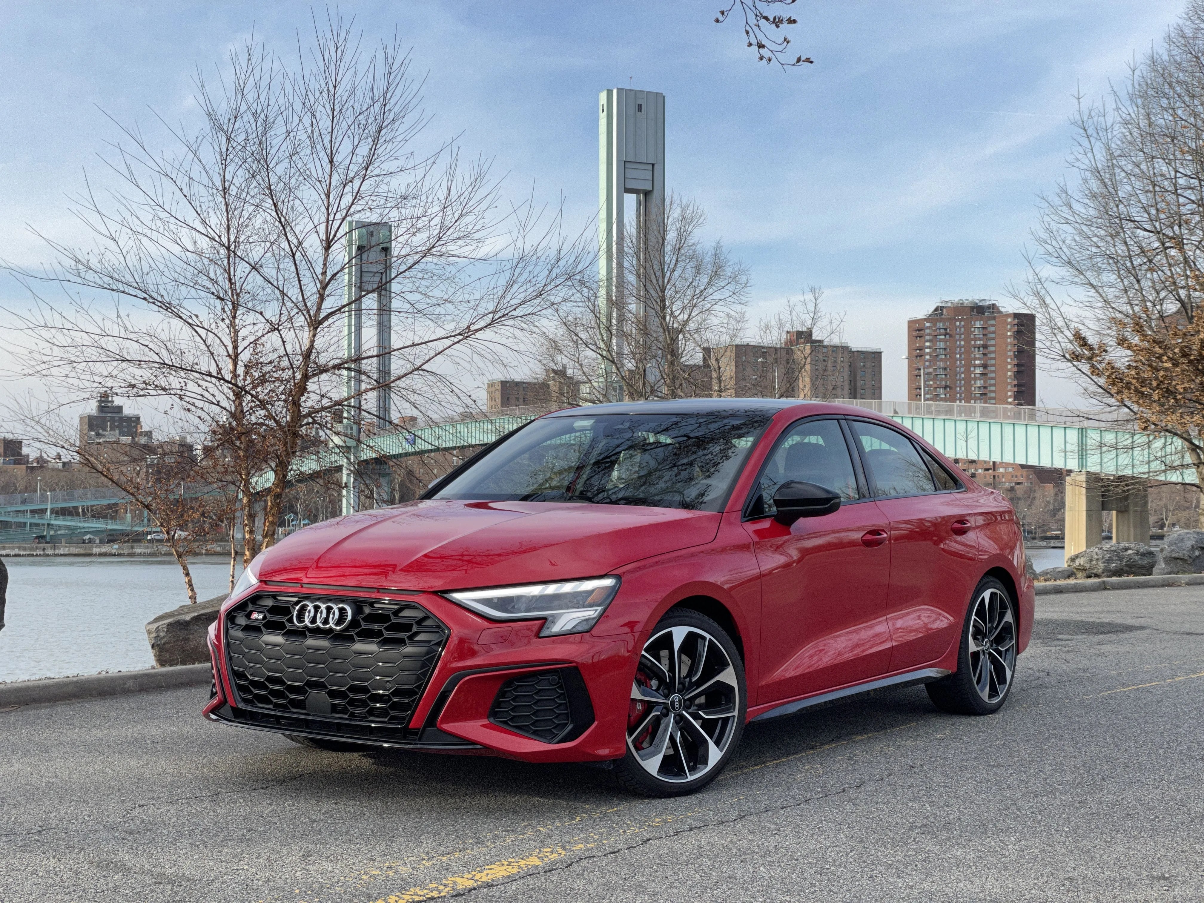 audi s3 2022 red