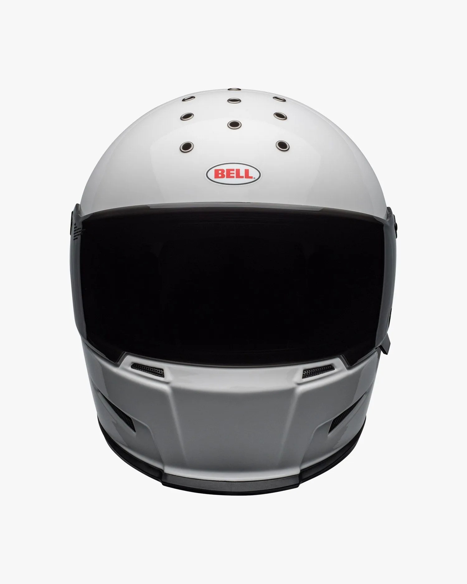 the eliminator helmet in gloss white