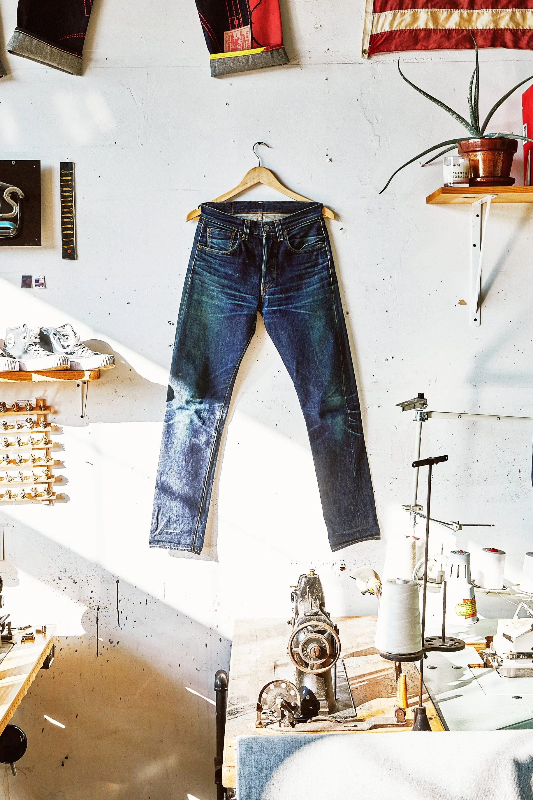 break in denim