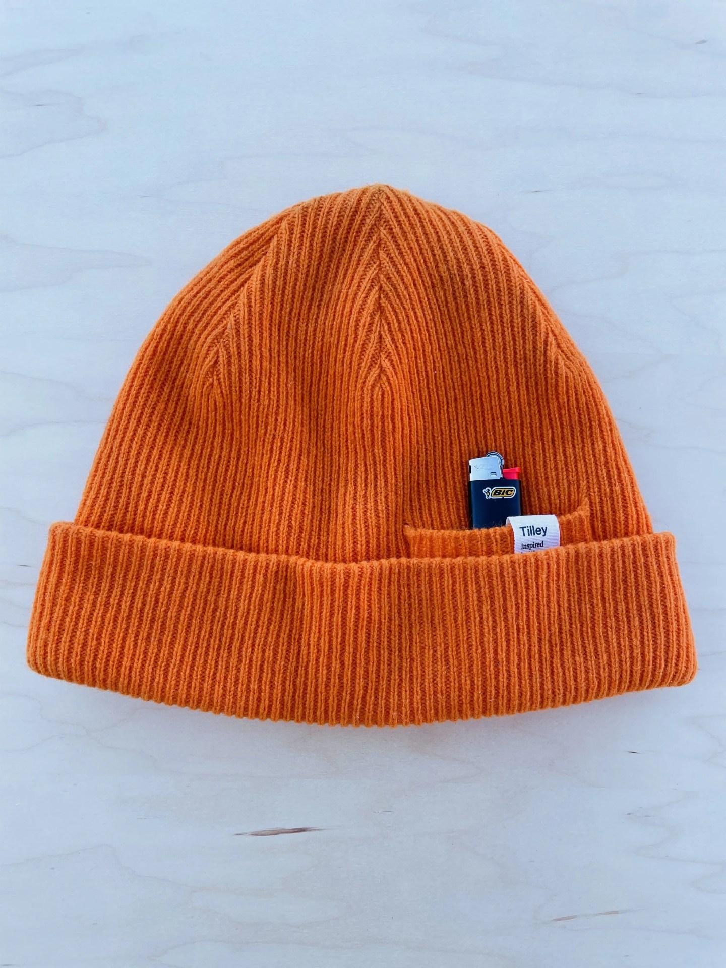 tilley merino pocket beanie
