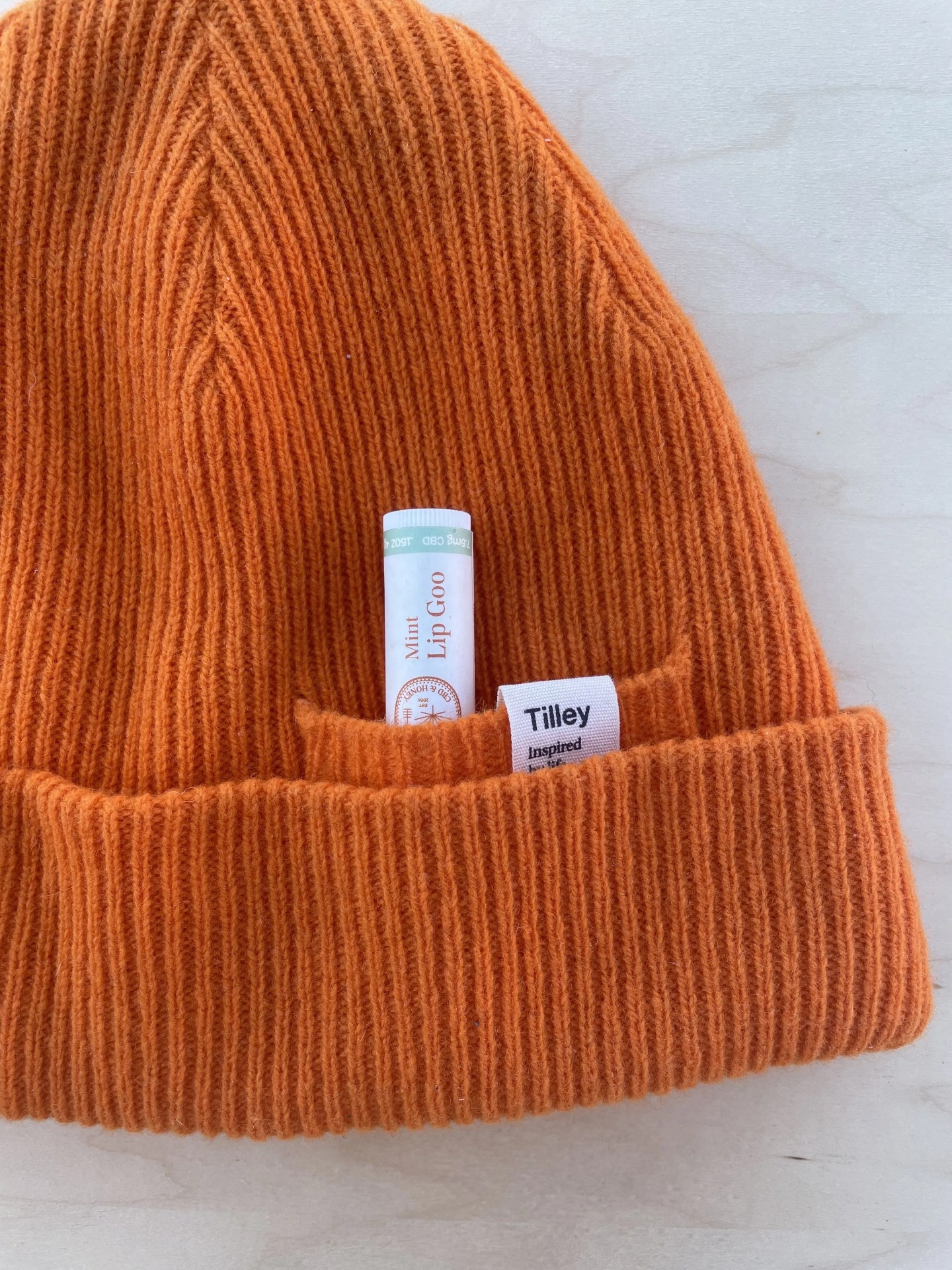 tilley merino pocket beanie