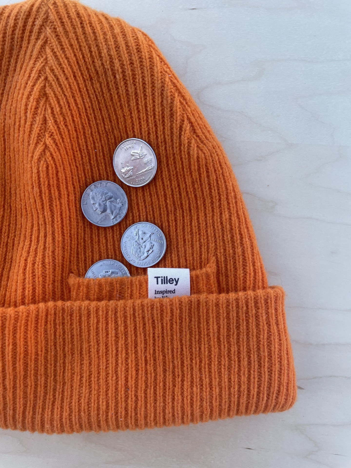 tilley merino pocket beanie
