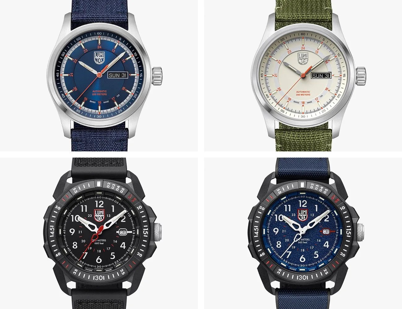luminox watches land collection