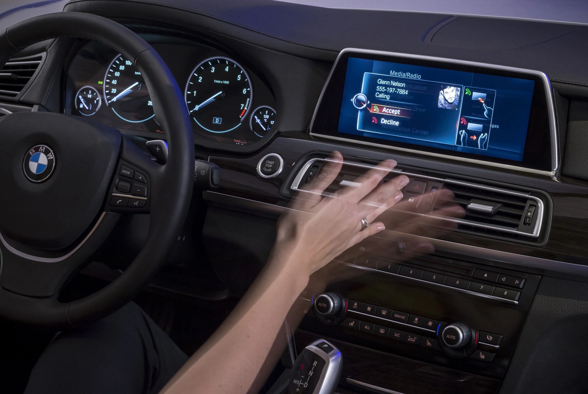 bmw gesture control demo