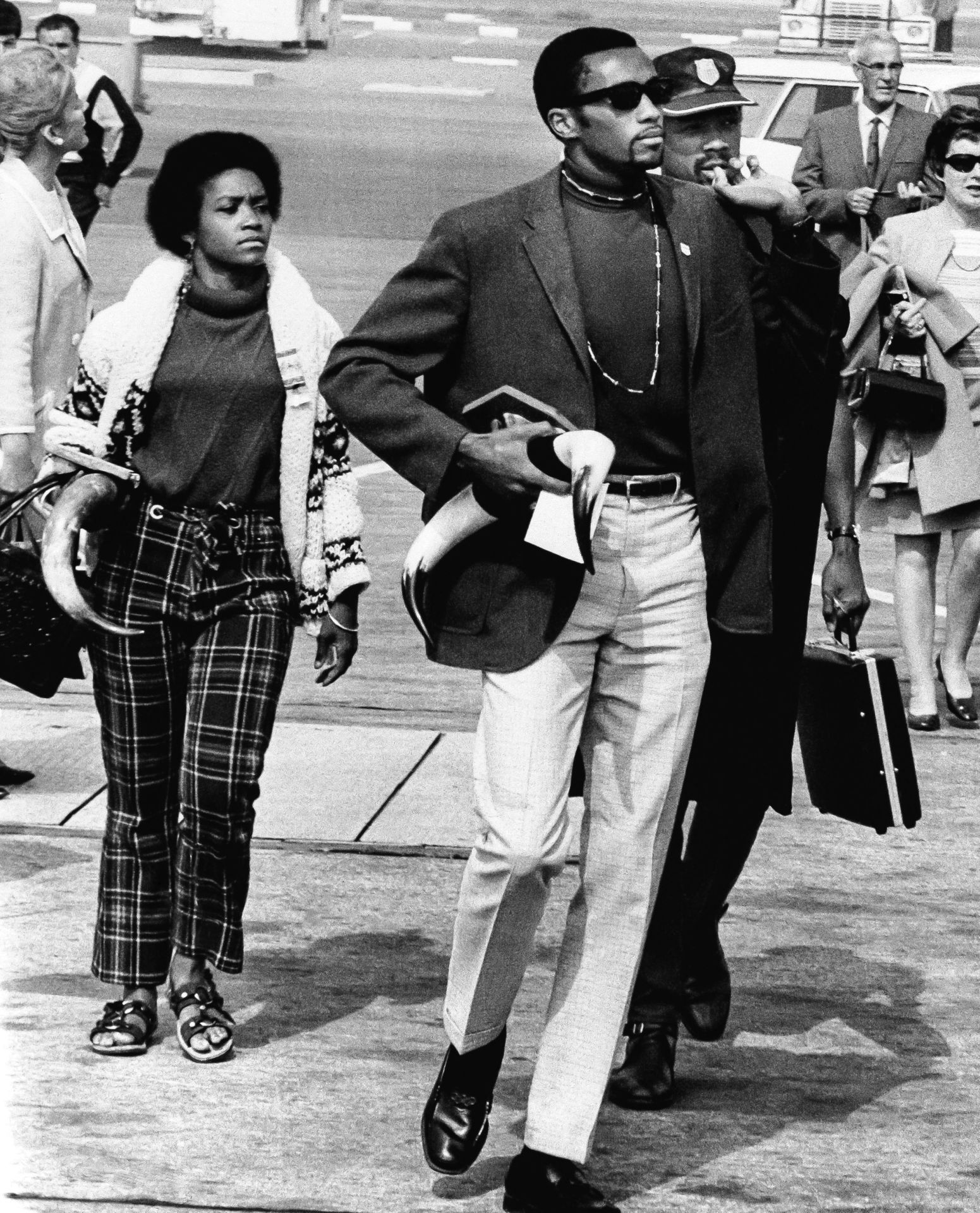 mandatory credit photo by ed widdisapshutterstock 6620918asprinters tommie smith and john carlos, who were cut from the us olympic team in mexico city after a demonstration on the olympic victory stand, arrive in los angelesblack power salute 1968, los angeles, usa