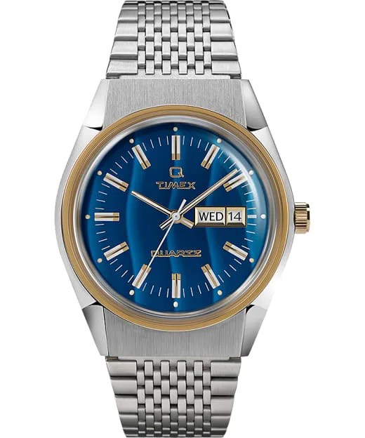 Q Timex Reissue Falcon Eye 38mm Stainless Steel Bracelet Watch
