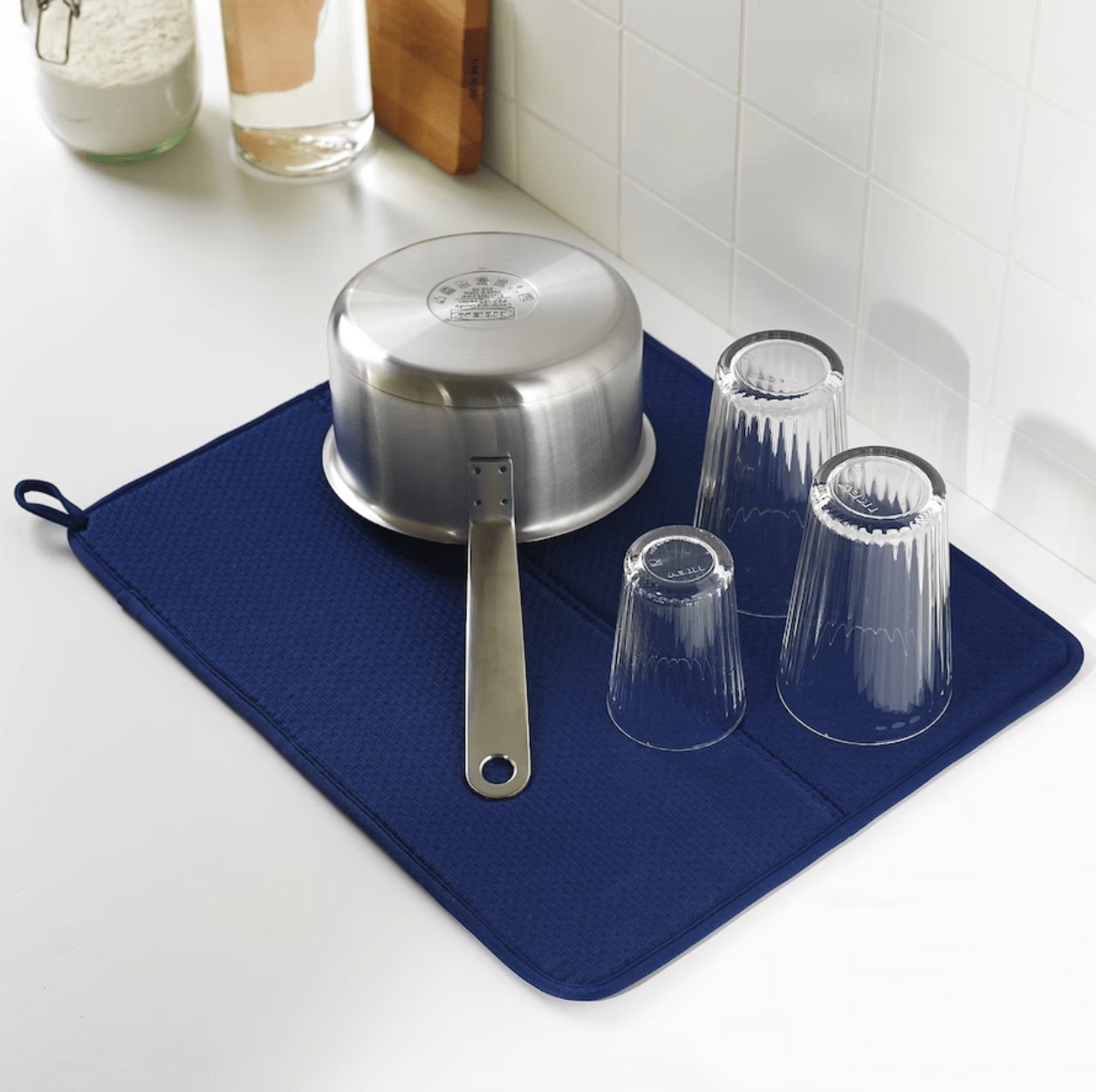 nysköljd dish drying mat blue