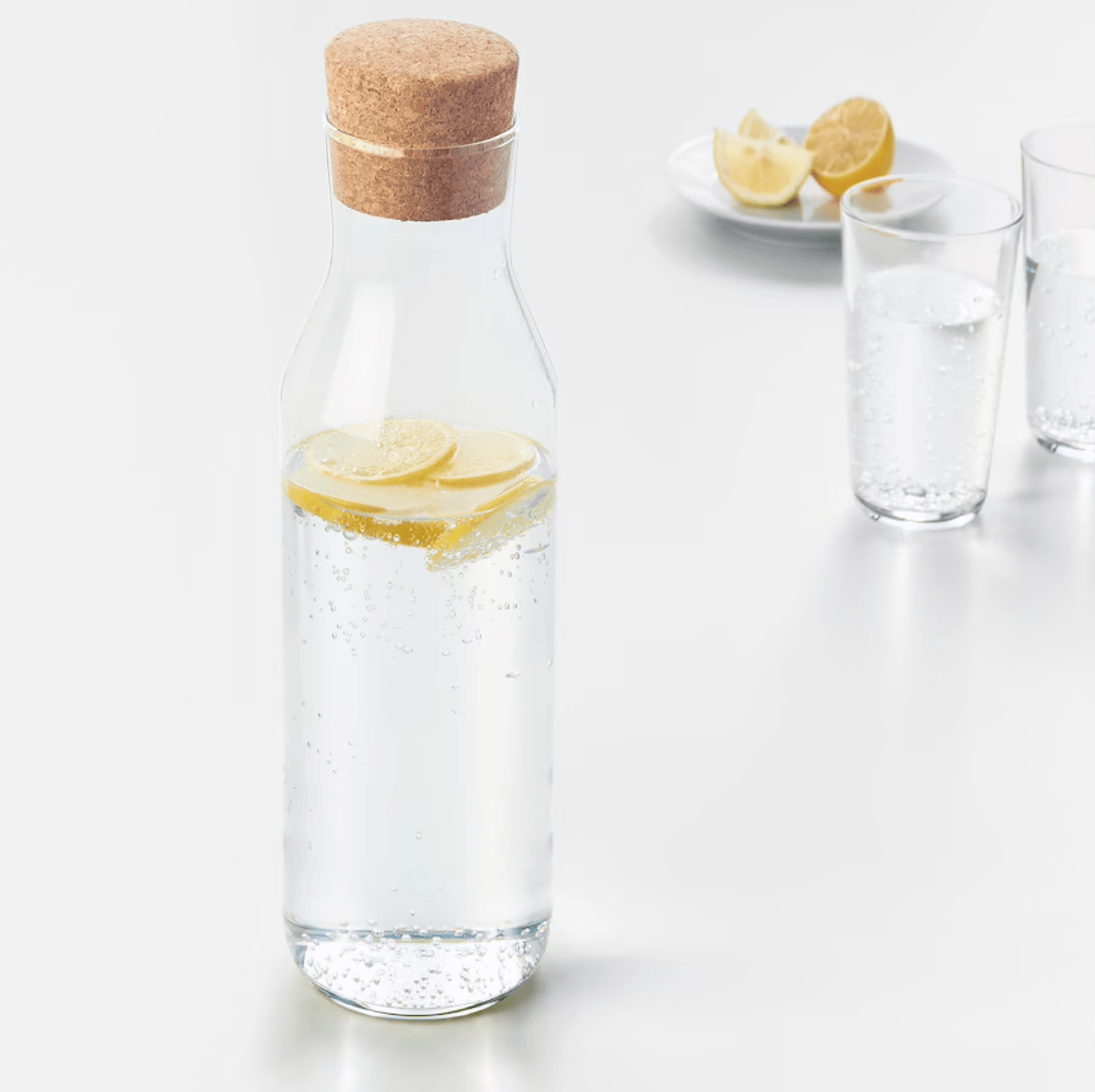 ikea 365 carafe with stopper clear glasscork