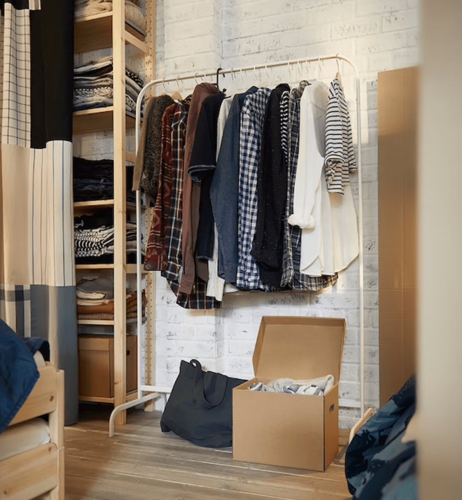 mulig clothes rack white