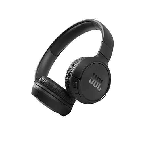jbl tune 510bt wireless on ear headphones with purebass sound   black