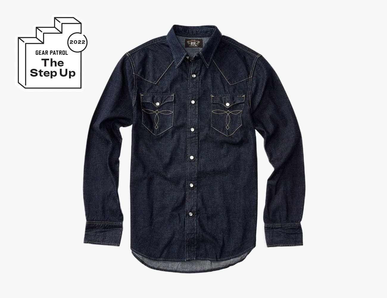 Ralph Lauren Slim Fit Denim Western Shirt