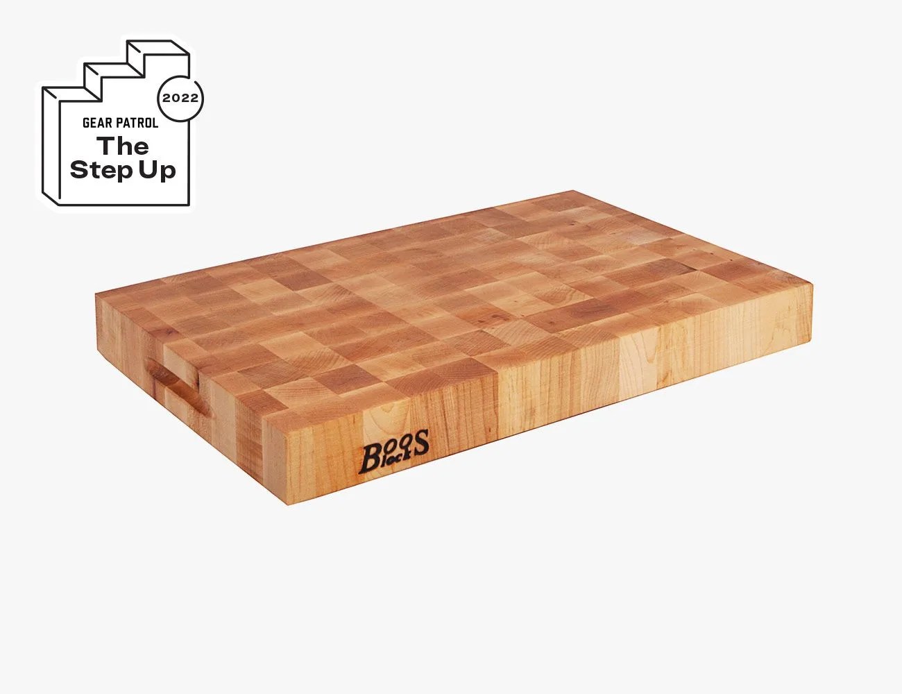 John Boos and Co Maple Wood Chopping Block with Hand Grips