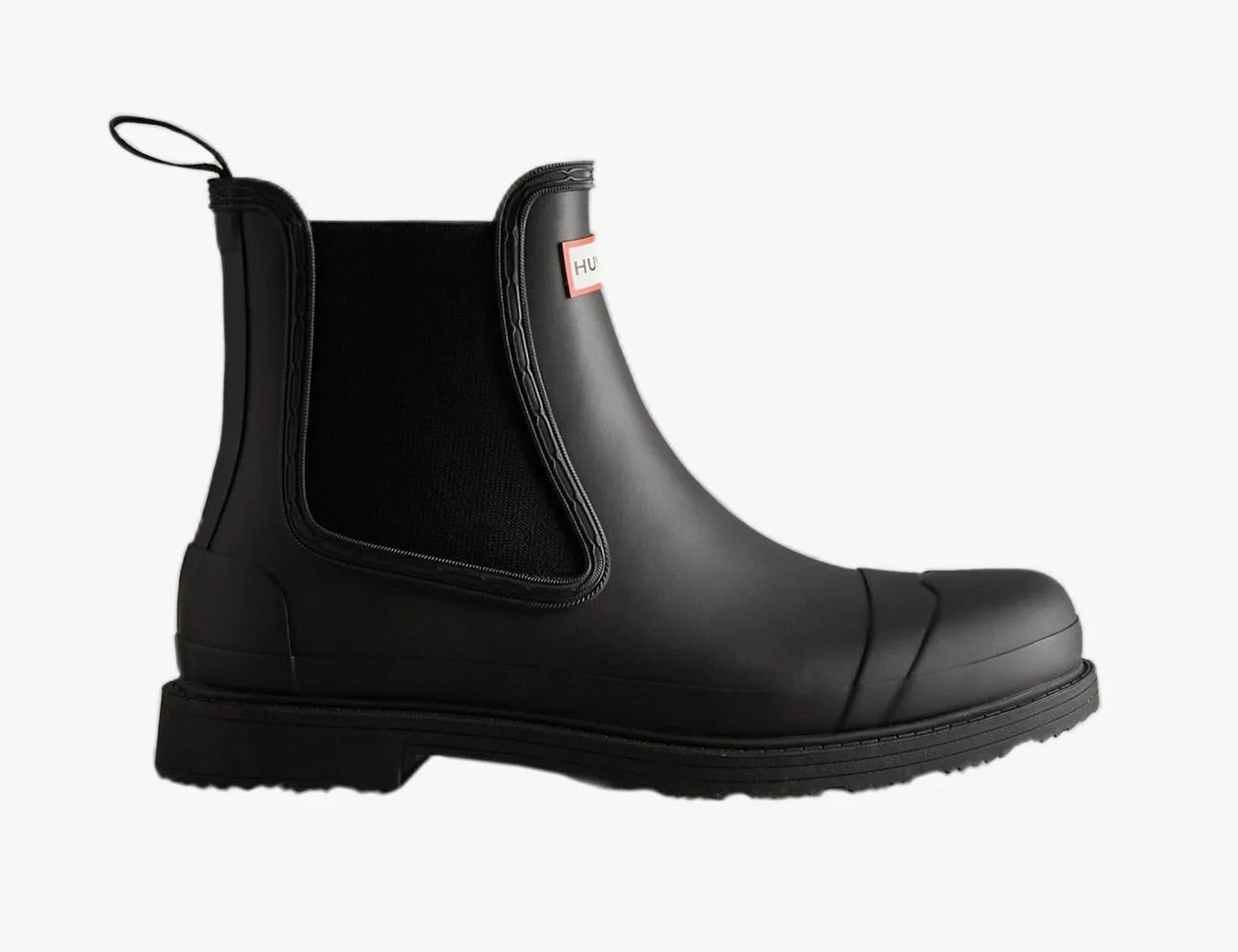 Hunter Vegan Commando Chelsea Boots
