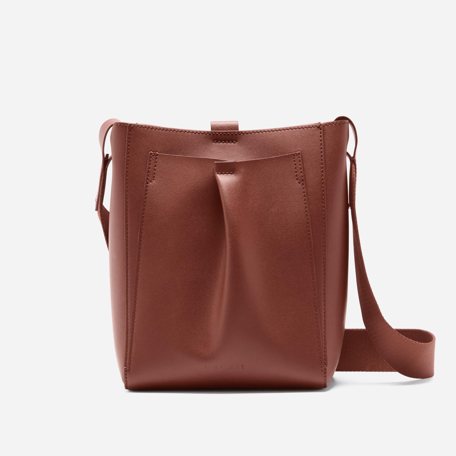 The Italian Leather Studio Bag - Cocoa Brown