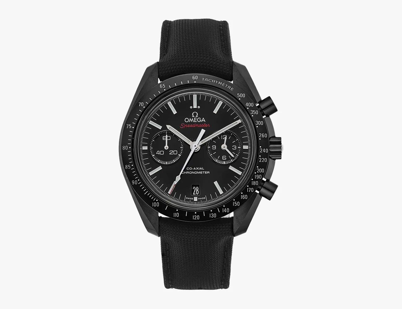 a black wrist watch