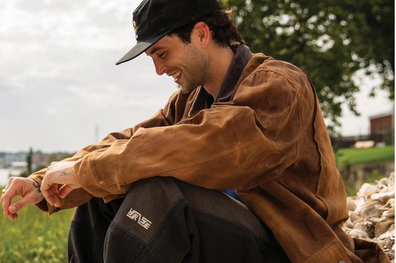 man wearing manresa clothing
