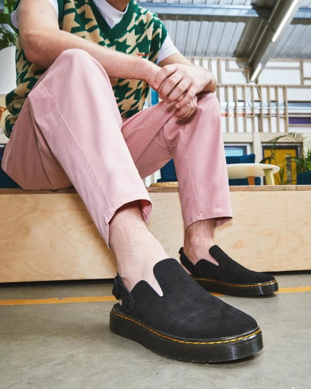 carlson suede mules