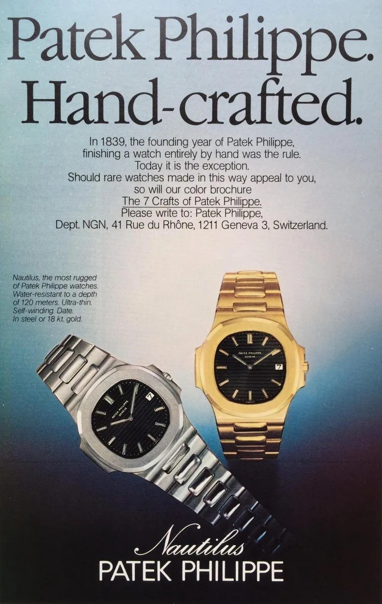 nautilus patek philippe ad