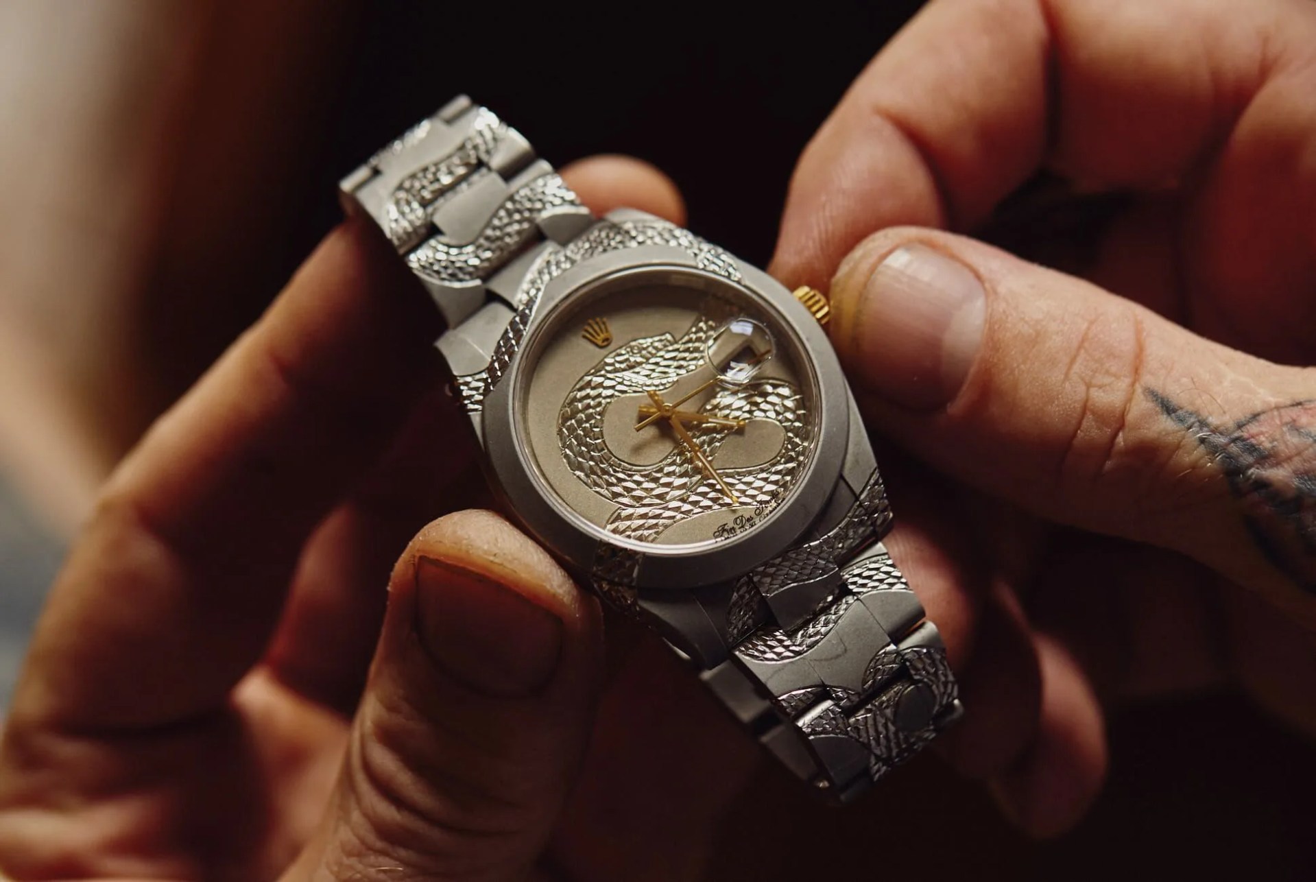 rolex watch engraving