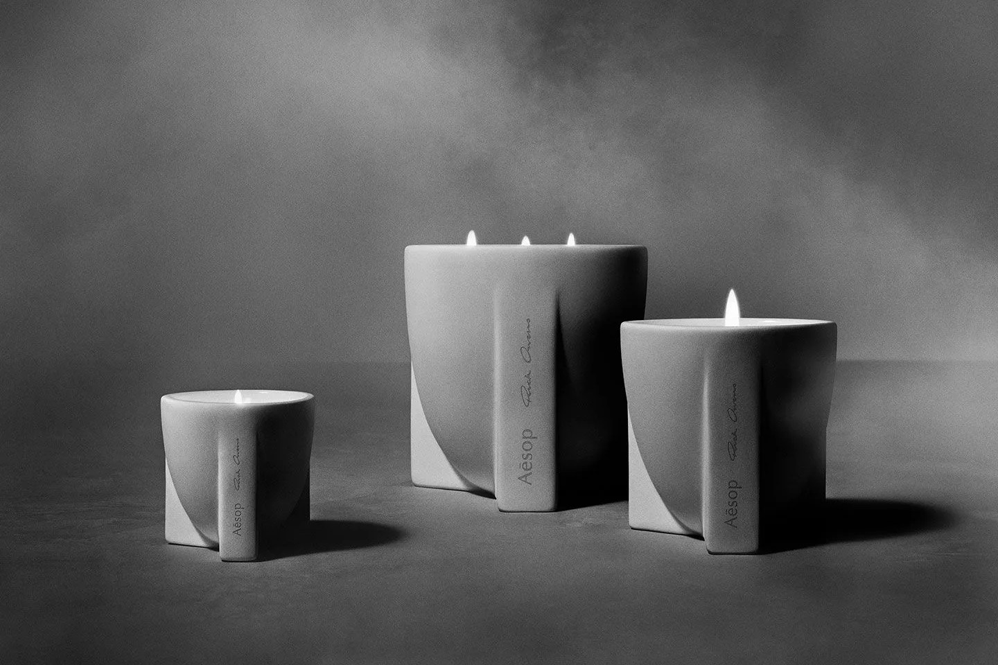 aēsop x rick owens stoic aromatique candle