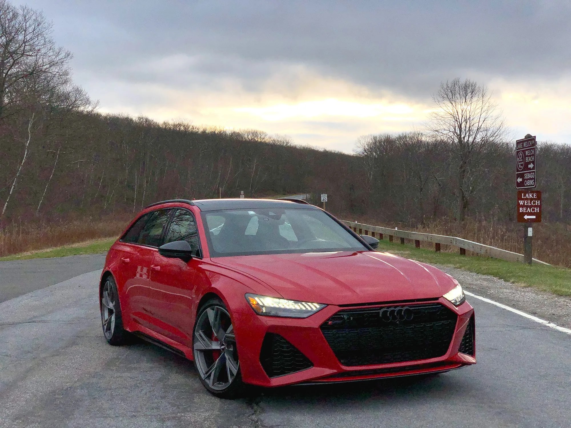 audi rs 6 avant red 2021