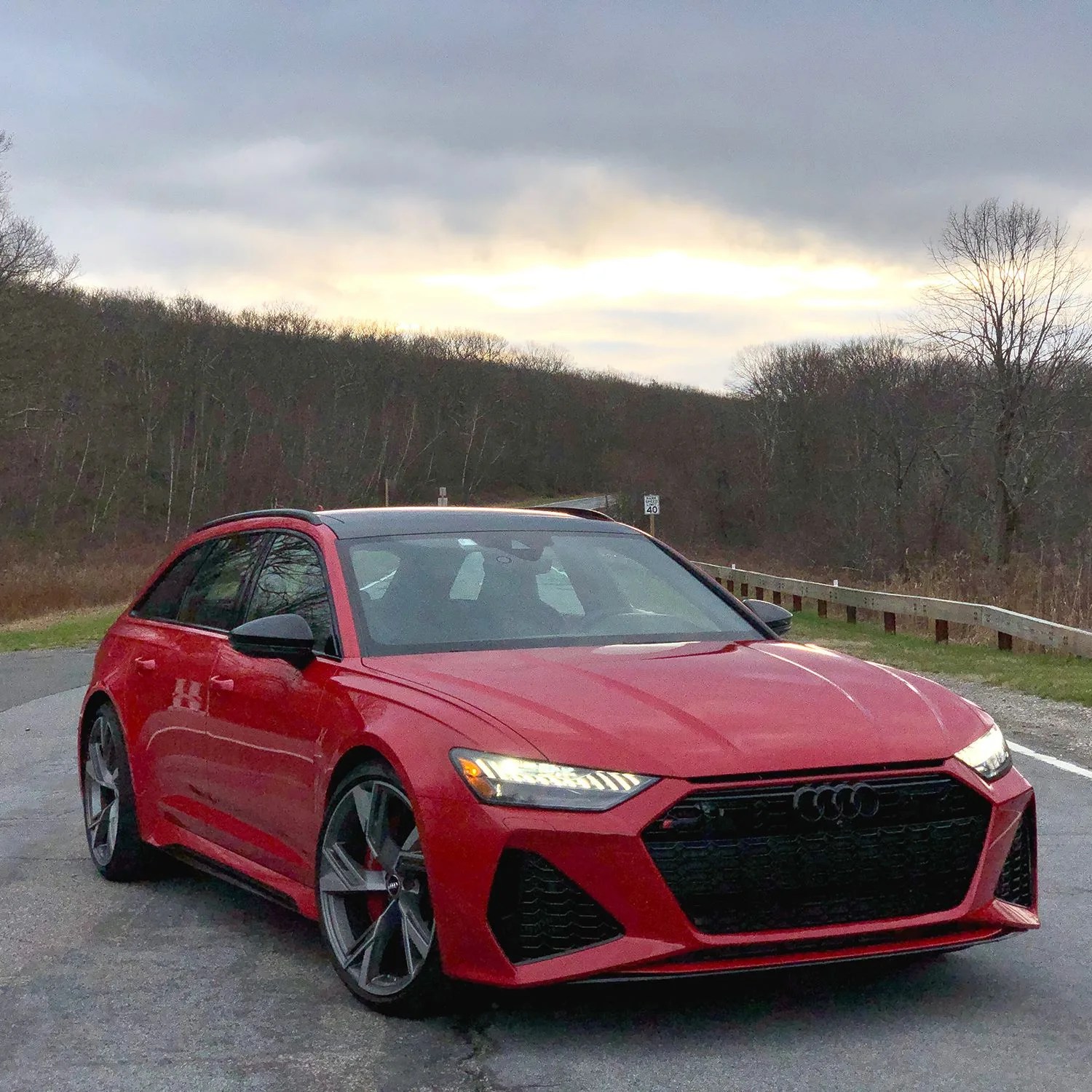audi rs 6 avant red 2021