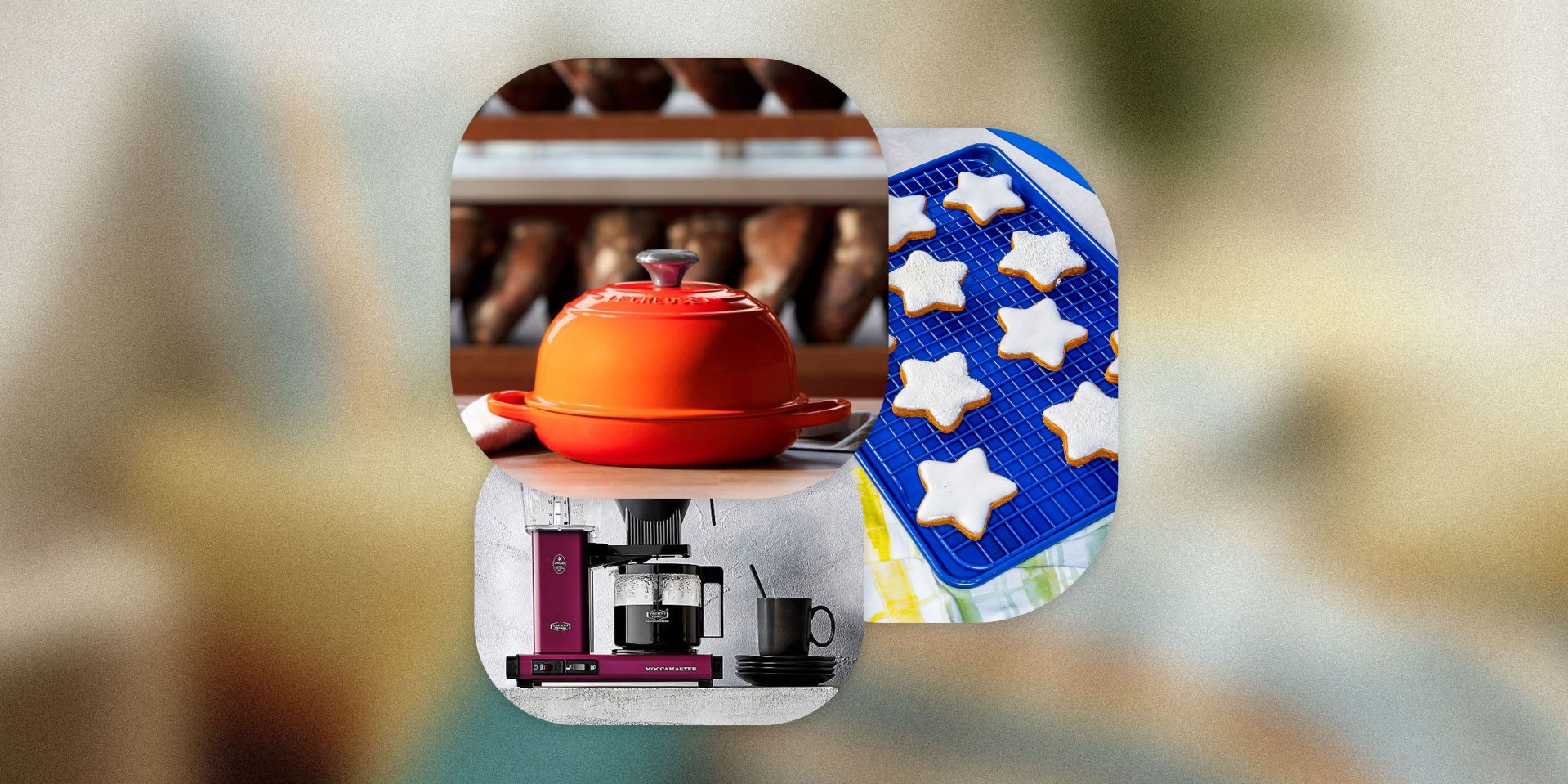 best new gear le creuset bread oven, great jones big chill, moccamaster kbgv glass brewer 10 cup beetroot coffee maker