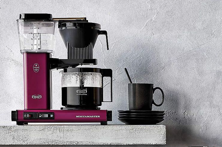moccamaster kbgv glass brewer 10 cup beetroot coffee maker