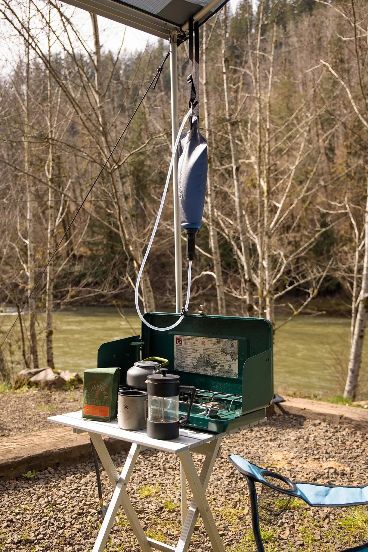 coffee, lifestraw