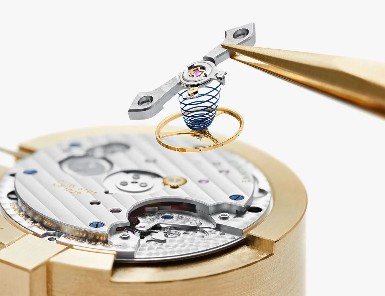 nomos watch close up