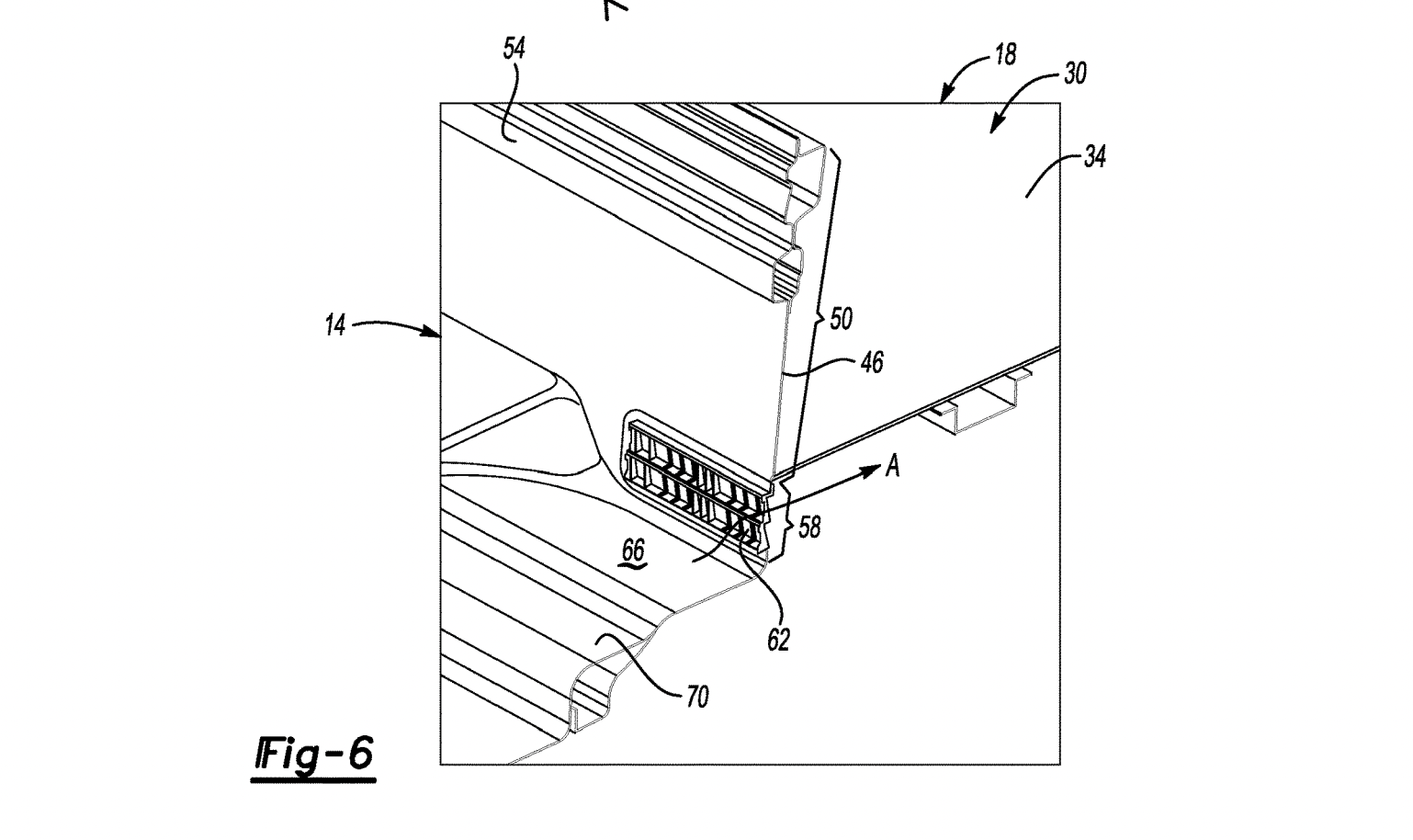 ford truck bed patent drawing