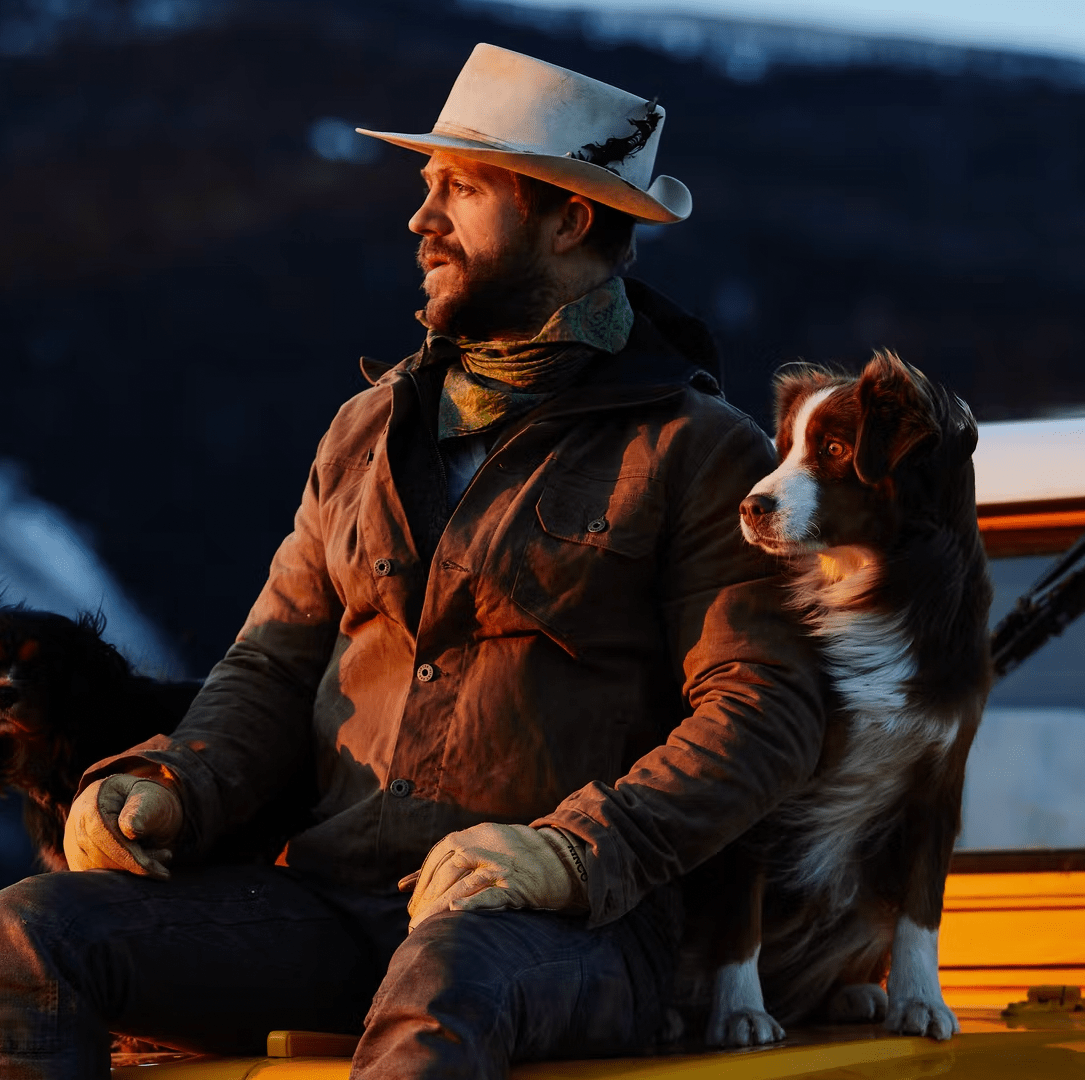 jacket and dog
