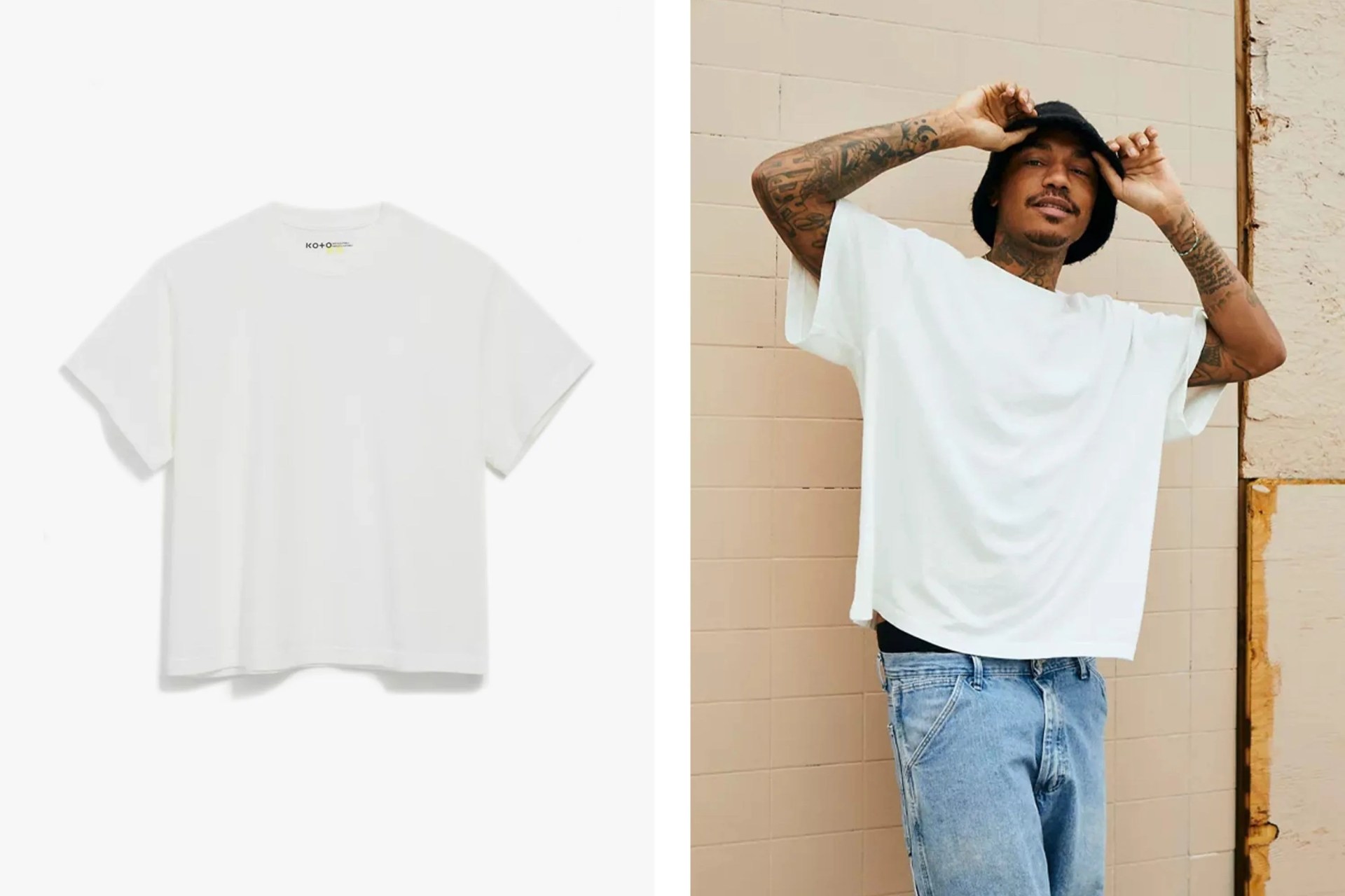 urban outfitters koto core boxy tee