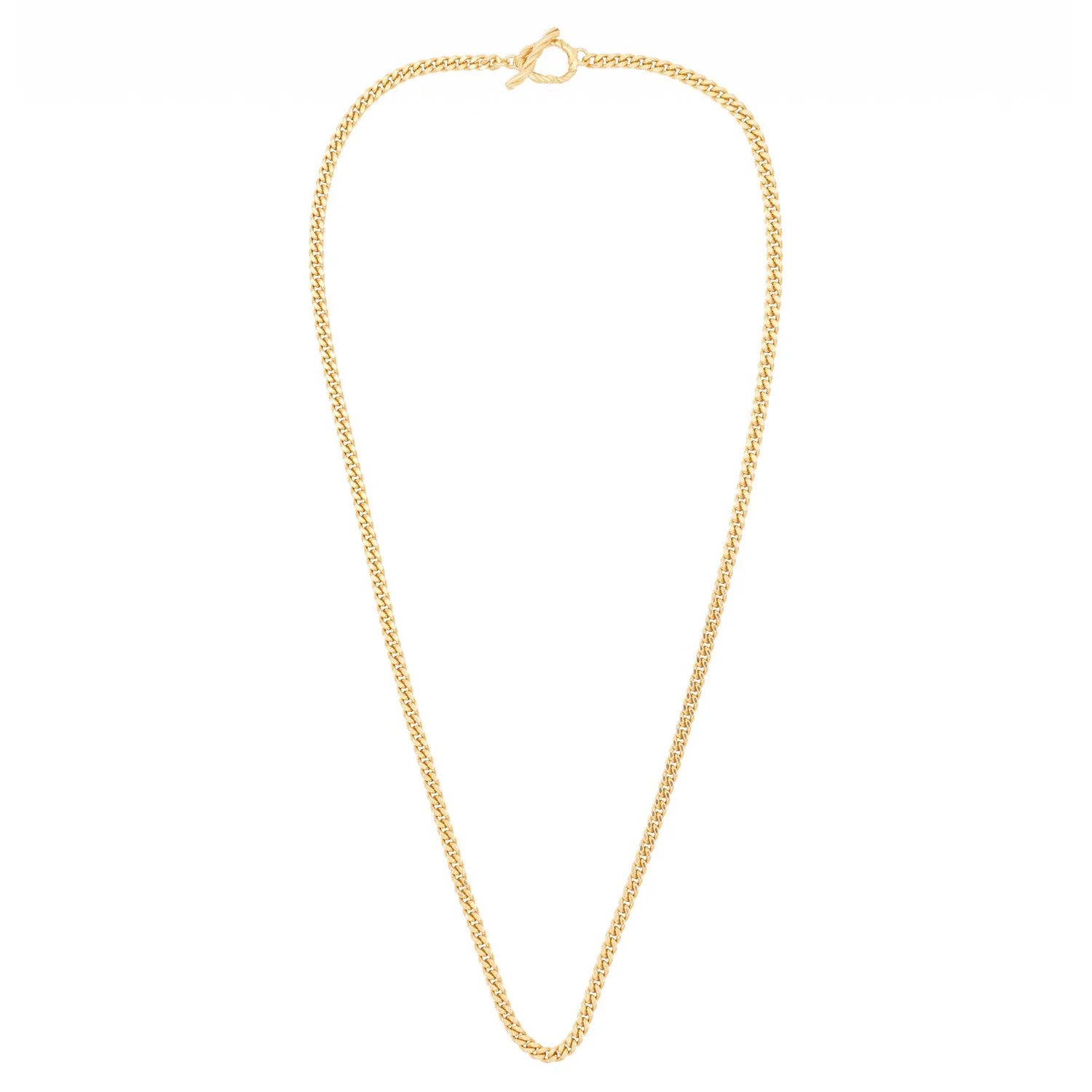 x nude gold necklace