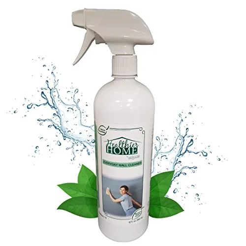 Chomp Painted Wall Cleaner Spray: Healthier Home 5-Minute CleanWalls 4-in-1 Multipurpose Cleaner - Painted Wall, Ceiling and Baseboard Cleaning Spray - Dirt, Dust, Odor and Stain Remover - 32 Ounces (Meadow Breeze)