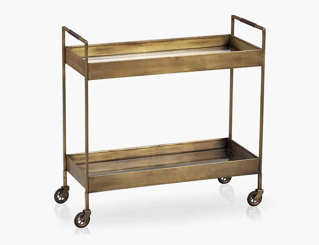 crate and barrel bar cart