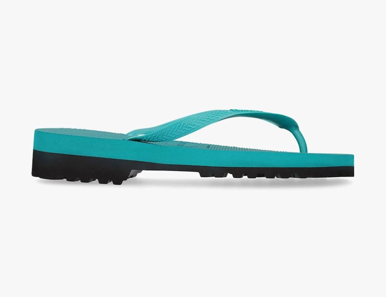 vibram x havaianas flip flops green