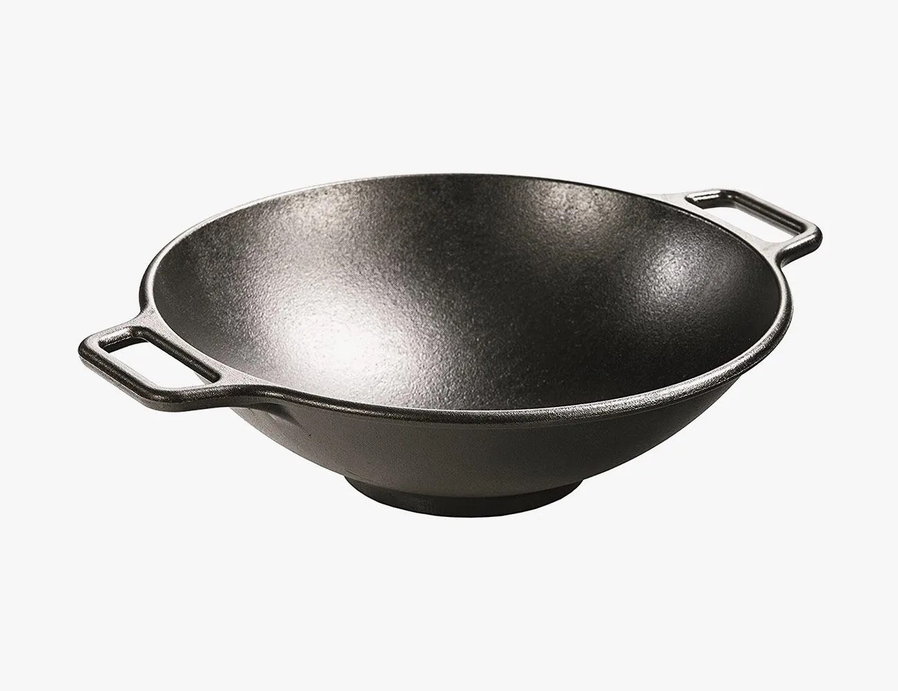 lodge pro logic wok with flat base