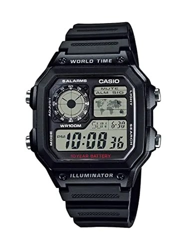 Casio AE-1200WH-1AVCF Worldtimer Watch