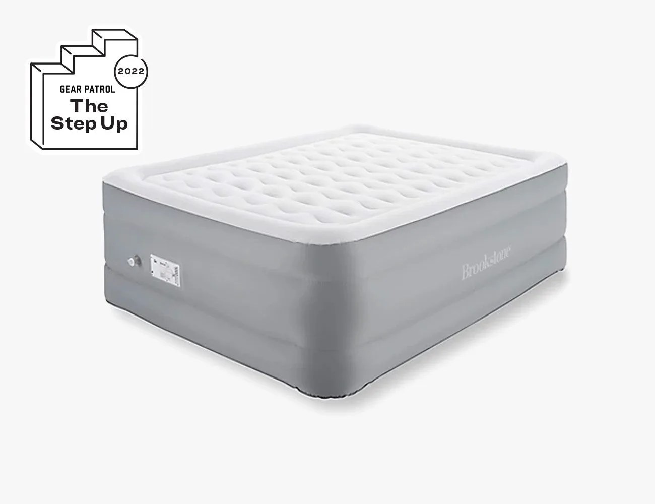 brookstone® perfect 24inch queen air mattress in grey