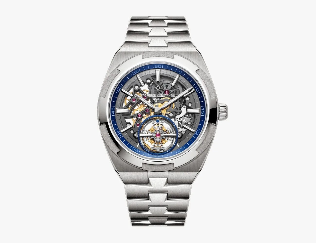 overseas tourbillon skeleton in titanium