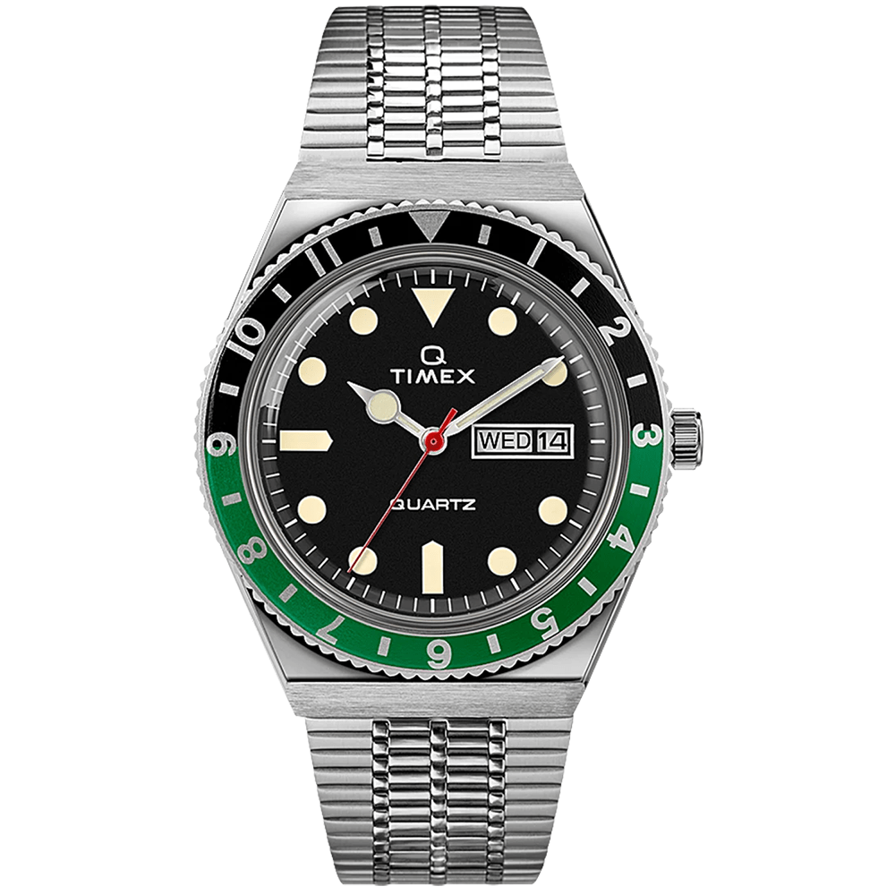 Q Timex Reissue 38mm Stainless Steel Bracelet Watch