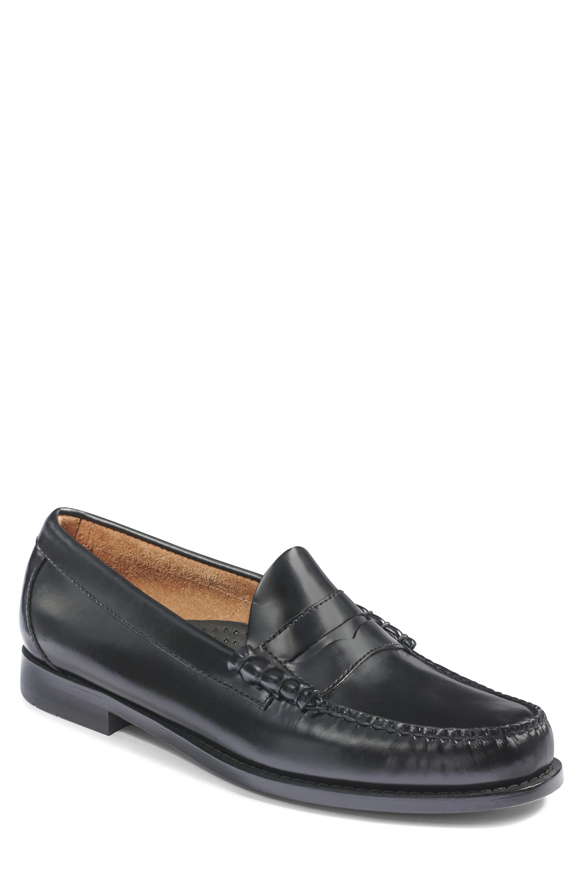 G.H. Bass & Co. Larson Leather Penny Loafer in Black at Nordstrom, Size 10